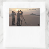 Athabasca Sand Dunes Rechthoekige Sticker (Tas)