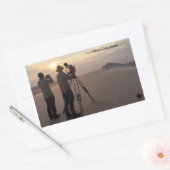 Athabasca Sand Dunes Rechthoekige Sticker (Envelop)