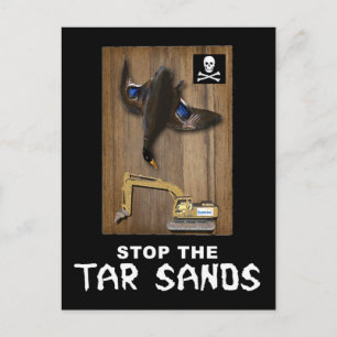 Athabasca Tar Sands Duck Mount Briefkaart