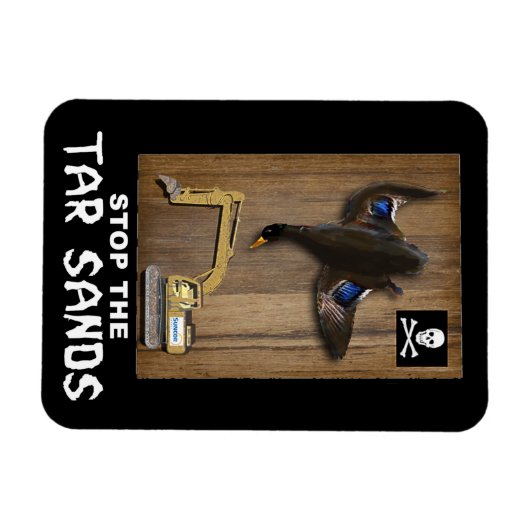 Athabasca Tar Sands Duck Mount Magneet (Horizontaal)
