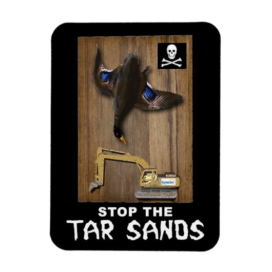 Athabasca Tar Sands Duck Mount Magneet (Verticaal)