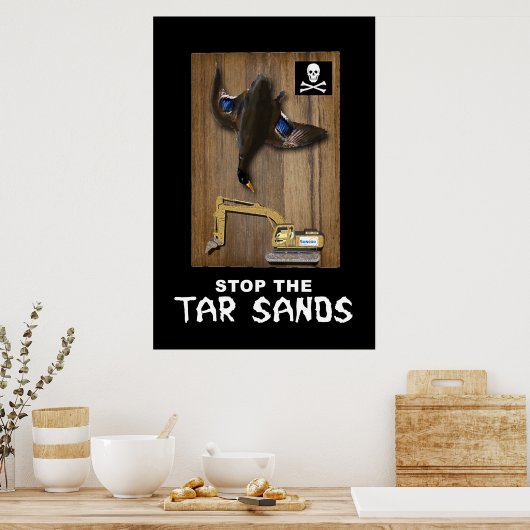 Athabasca Tar Sands Duck Mount Poster (Keuken)