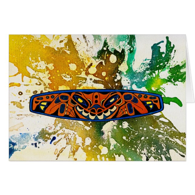 Athabascan Totem van Michael Moffa (Voorkant Horizontaal)