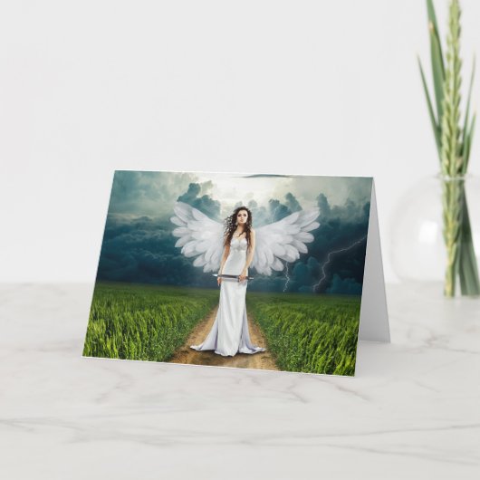 Athame Goddess Pagan Wenskaart Kaart (Voorkant)