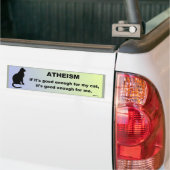 atheïsme bumpersticker (Op Truck)