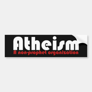 Atheïsme Bumpersticker