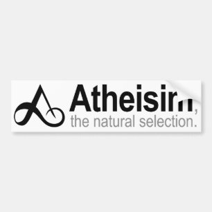 Atheïsme de natuurlijke selectie bumpersticker
