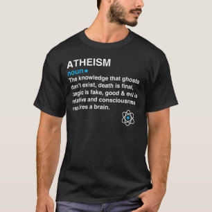 Atheïsme - dictionary definition - atheïstische t-shirt