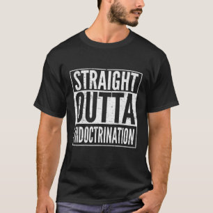 Atheïsme recht buiten de doctrinatie Atheïst T-shirt