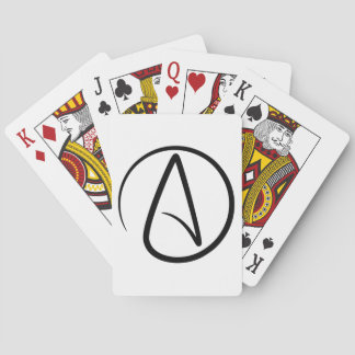 Atheïsme Symbool - Atheïstisch Teken Pokerkaarten