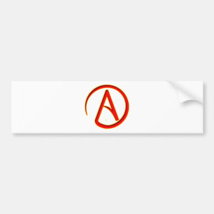Atheïsme Symbool Bumpersticker