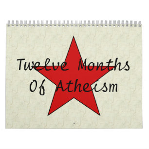 Atheïsme twaalf MonthsOf Kalender