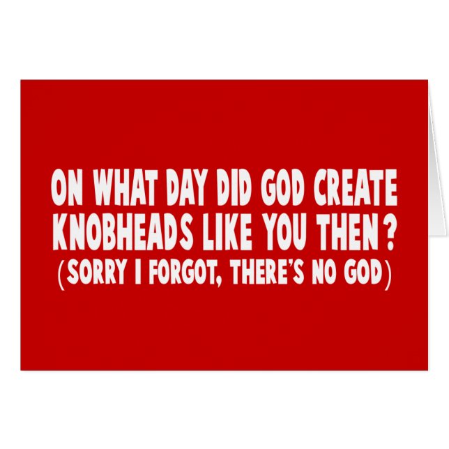 Atheïst (Voorkant Horizontaal)