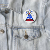 Atheïst Airwaves Pin Ronde Button 5,7 Cm (In situ)