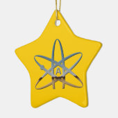 Atheïst Atom Star Ornament (Links)
