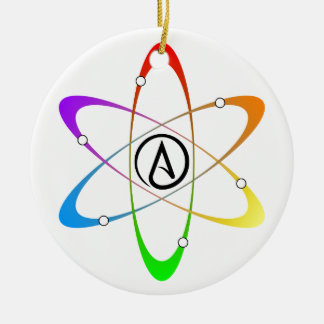 Atheïst Atom-symbool Keramisch Ornament