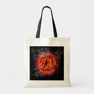 Atheïst - brandend A @ Tote Bag