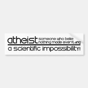 Atheïst Bumpersticker