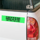 Atheïst Bumpersticker (Op Truck)