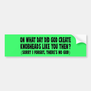 Atheïst Bumpersticker