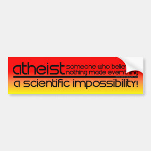 Atheïst Bumpersticker