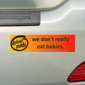 atheïst bumpersticker (Op auto)