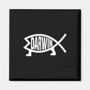 Atheïst Charles Darwin Evolutietheorie Vis  Magneet