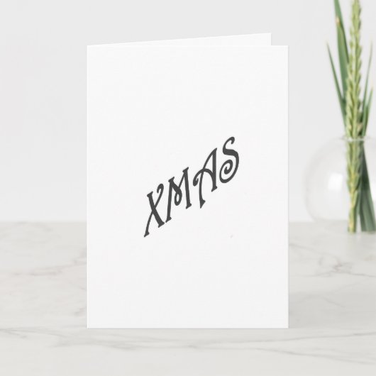 Atheïst Christmas Kaart (Voorkant)