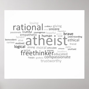 Atheïst Cloud Poster