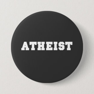 Atheïst Collegiate Logo Ronde Button 7,6 Cm