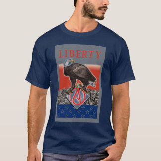 Atheïst Eagle Liberty Mannen Shirt