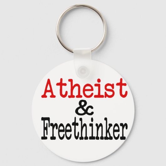 Atheïst en Freethinker Sleutelhanger (Voorkant)
