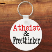 Atheïst en Freethinker Sleutelhanger (Voorkant)