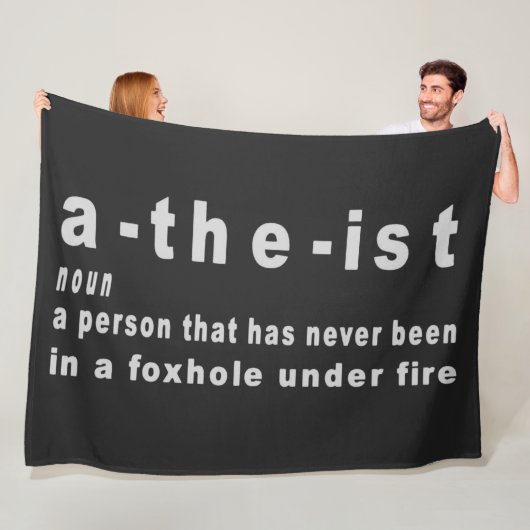 ATHEIST FLEECE DEKEN (In situ)