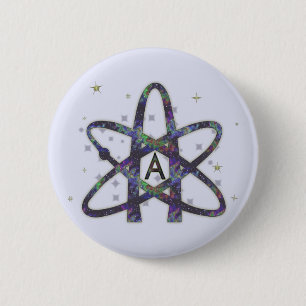 Atheïst in Pin-Back-Button voor buitenruimte Ronde Button 5,7 Cm
