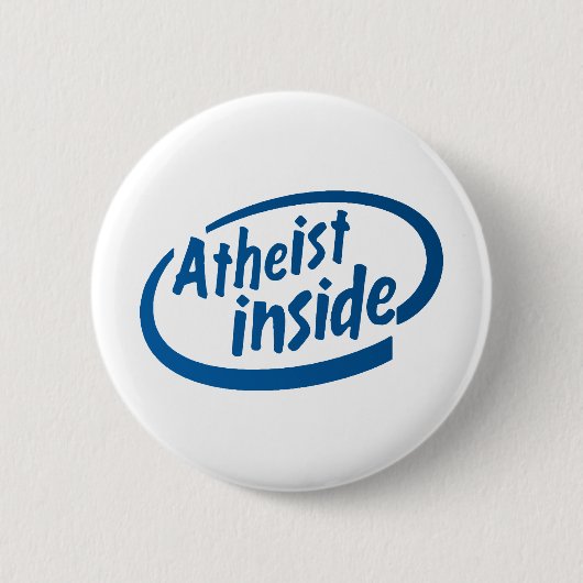 Atheïst Inside Ronde Button 5,7 Cm (Voorkant)