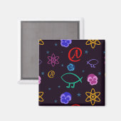 Atheist libre-pendu Magnet personnalisable (Recto/Verso)