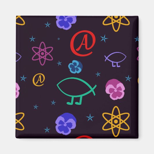 Atheist libre-pendu Magnet personnalisable (Devant)