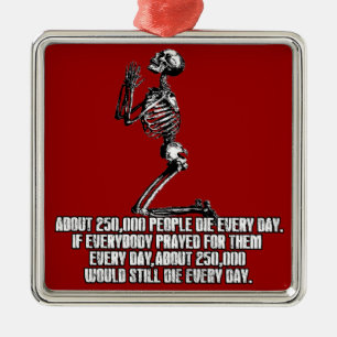 Atheïst Metalen Ornament