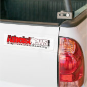 Atheïst News Banner Logo Bumpersticker (Op Truck)