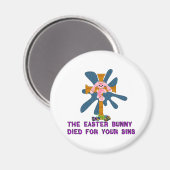 Atheïst paashaas magneet (Voorkant / Achterkant)