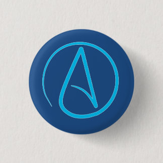 Atheïst Pin Ronde Button 3,2 Cm