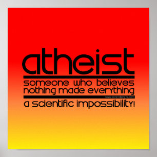 Atheïst Poster