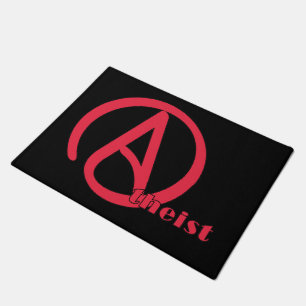 Atheïst Pride Symbool Red Identity Belief Deurmat