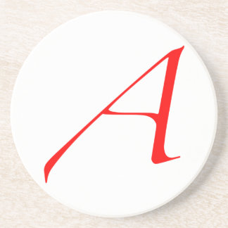 Atheist Scarlet Letter Onderzetter