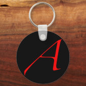 Atheist Scarlet Letter Sleutelhanger (Voorkant)