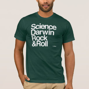 Atheïst - Science darwin rock en roll T-shirt