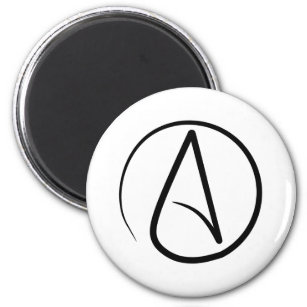 Atheist Symbole Magnet