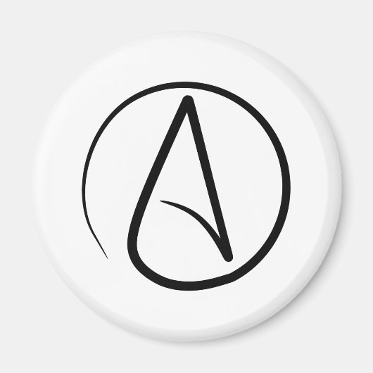 Atheist Symbole Magnet (Devant)