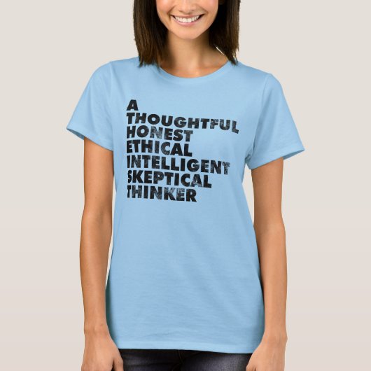 Atheïst! T-shirt (Voorkant)